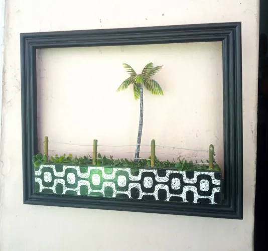 Quadro Calçada Orla praia