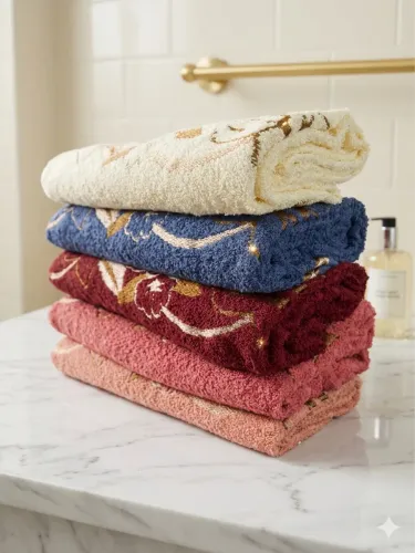 Título do Anúncio: Toalha de Banho Premium Bordada (Cores Variadas)