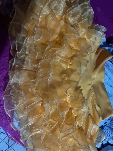 Saia de quadrilha amarela