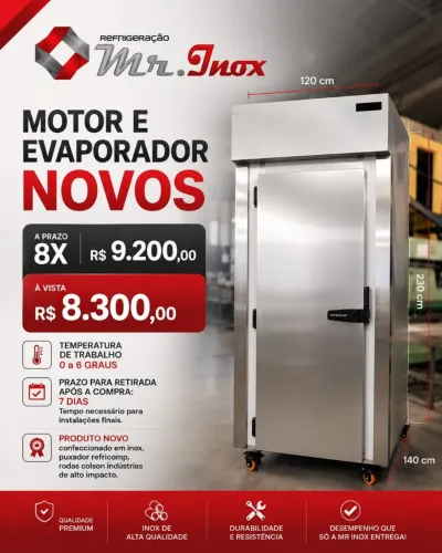Câmara fria 1 porta