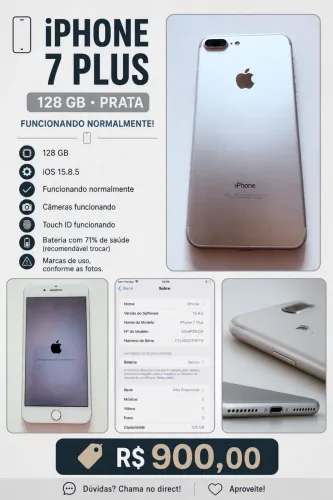 Vendo Iphone 7 plus