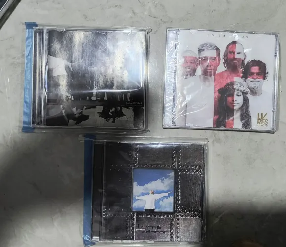 Cds Combo Livres Pra Adorar 3 Cds - Novos