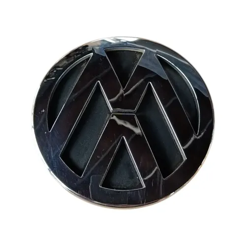 Emblema Tampa Traseira Vw Gol Golf Polo Fox 2003 2010 Prateado