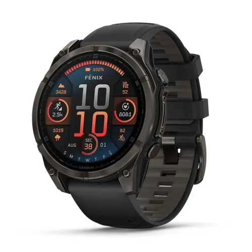 Garmin Fênix 8 Safira Titânio Amoled 47mm relógio multiesporte GPS