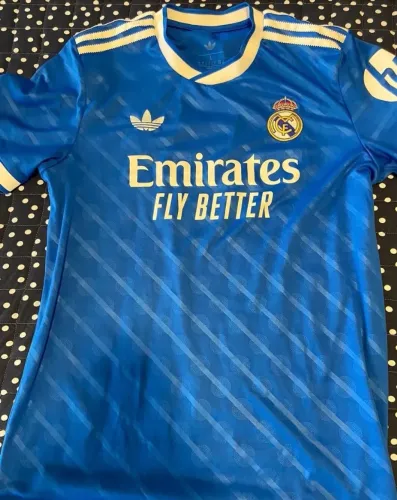 Camisa Original do Real Madrid - Uniforme Reserva - Temporada 25/26