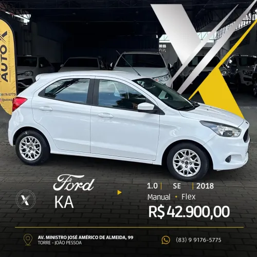 Ford KA 1.0 Se/se Plus Tivct Flex 5P 2018