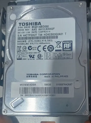 HD 500 GB notebook