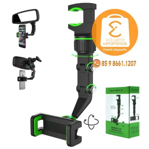 Suporte De Celular Multifuncional Ajustável Rotação 360 Graus