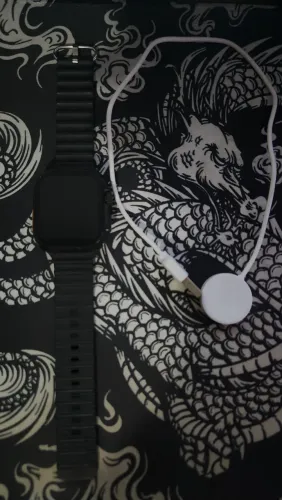 Smartwatch Laxasfit + Carregador - Funcionando Perfeitamente