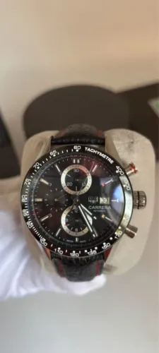 Relogio Tag Carrera - Couro - Premium AAA+