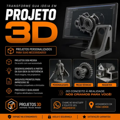 Impressão 3D PERSONALIZADA
