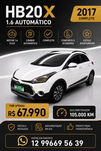 Hyundai HB20X Style 1.6 Flex 16V Aut. 2017