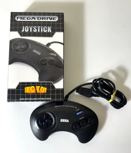 Controle 3 botões Tectoy mega drive 