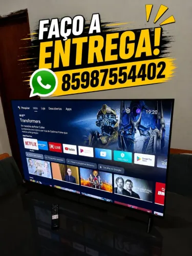 TV TCL SEMP, 4K, COMANDO DE VOZ, CONTROLE ORIGINAL, 43 POLEGADAS, TODA PERFEITA, SEMI NOVA