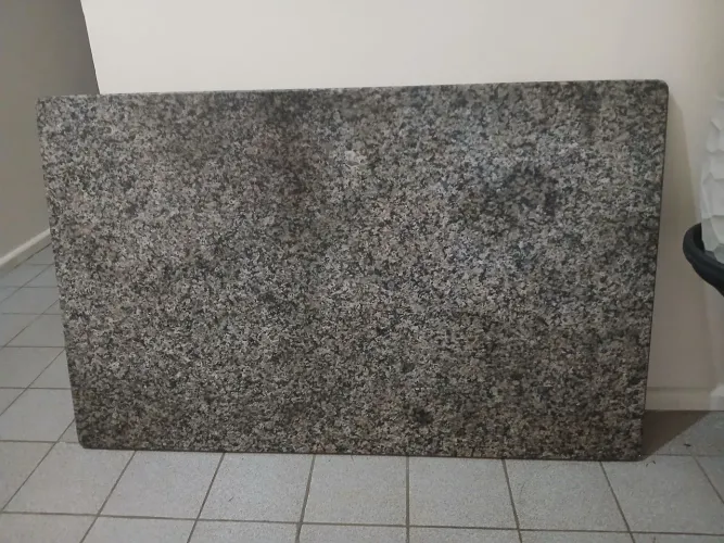 Tampo de mesa em mármore, tam.1.20x75, excelente para mesa da cozinha 