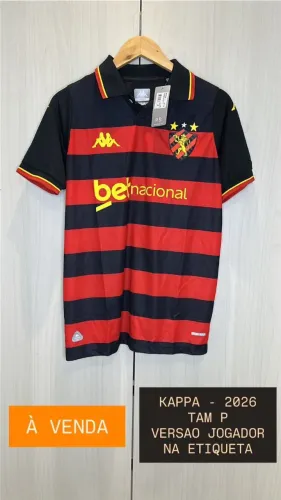 Camisa Sport Recife 2026 Kappa Versão Jogador