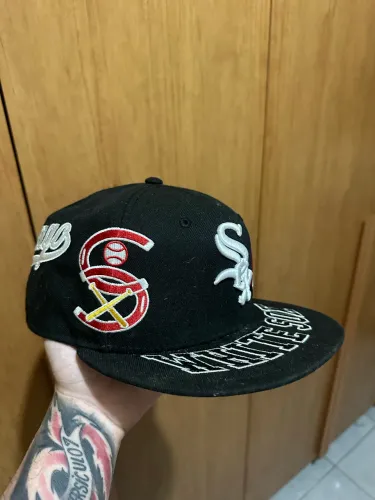 Boné new era Chicago sox white