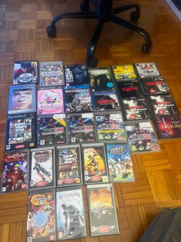 Lote Jogos Ps1 Ps2 Ps3 Ps4 Psp Gamecube Dreamcast Resident (Usado)