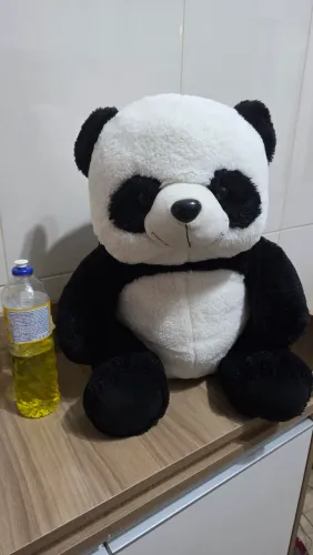 Urso panda 55 cm grande.
