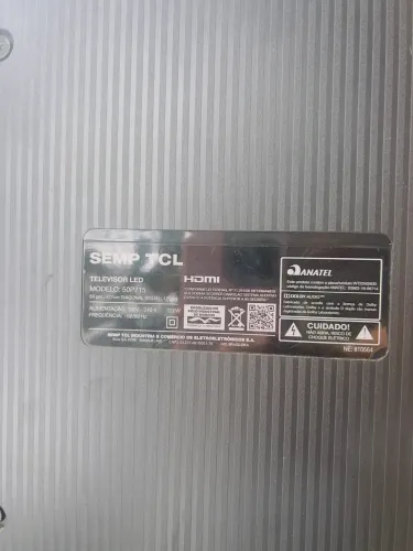 Tv TCL com problema na tela