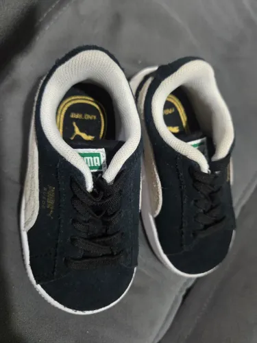 Tênis Puma Suede infantil preto