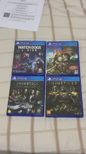 Lote de jogos ps4