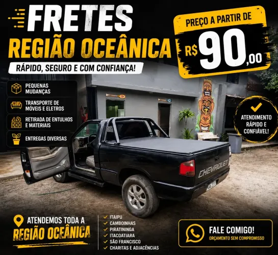 Fretes partir de $90
