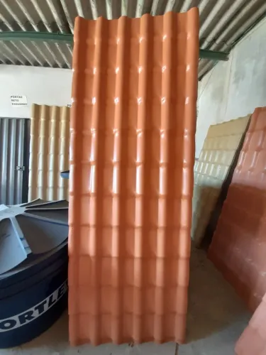 TELHA PVC PLAN 2,42X0,88 TERRACOTA AFORT