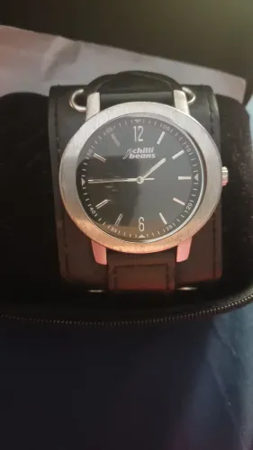 Vendo Relógio Chilli Beans unisex - Estilo Bracelete Couro Preto