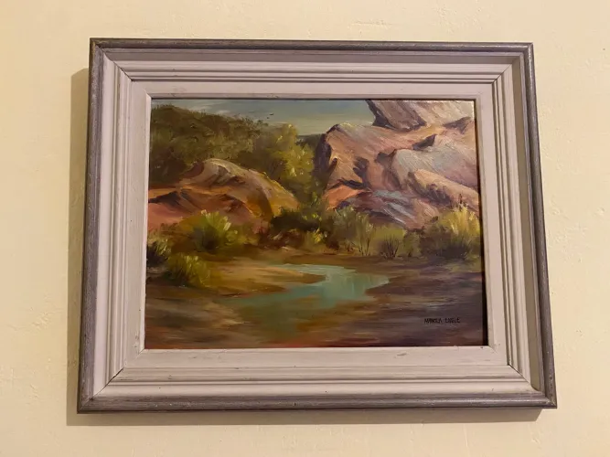 Quadro decorativo paisagem artista manola engle
