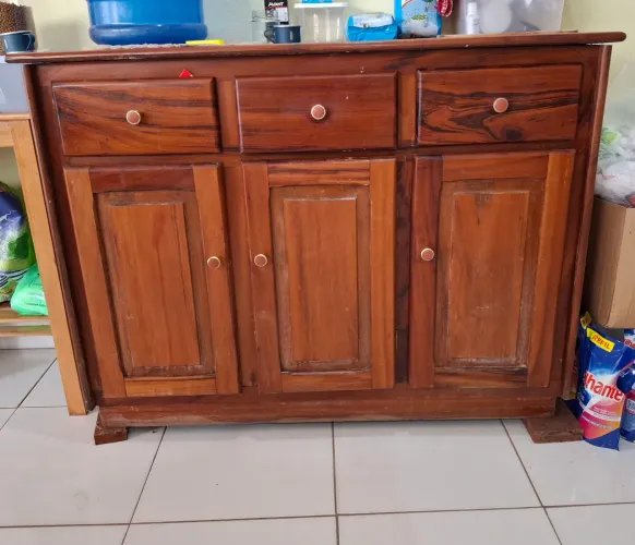 Balcão de cozinha madeira maciça 