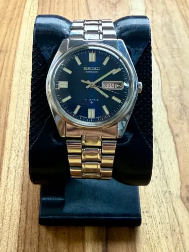 Relógio Seiko Automatic Blue Dial 6309-8020 - 1977
