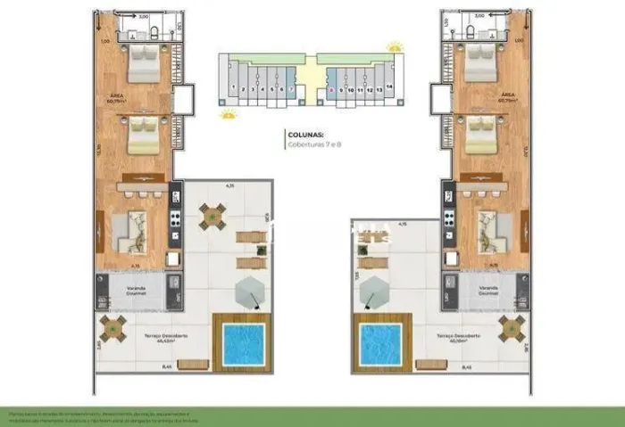Cobertura com 2 dormitórios à venda, 101 m² por R$ 1.000.000,00 - Comary - Teresópolis/RJ
