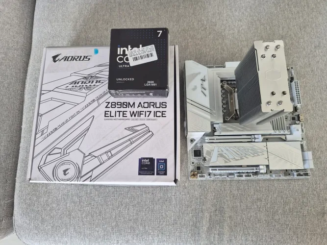 Kit intel core ultra 7 265k | z890m Aorus elite Wifi7 Ice