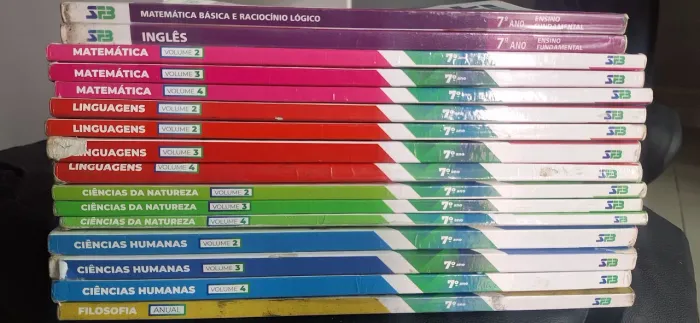 Livros avulsos Sistema Farias Brito 7° ano