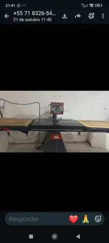 Prensa térmica pneumática 