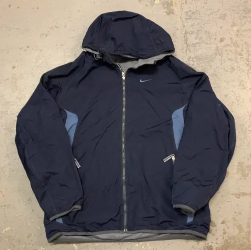 Jaqueta Nike Vintage Dupla Face Azul-marinho