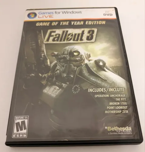 Fallout 3 Game of the Year Edition Original PC - 2 DVDs