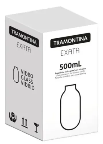 Ampola térmica para jarra Tramontina Exata 61636 de 500 ML (corpo plástico) 
