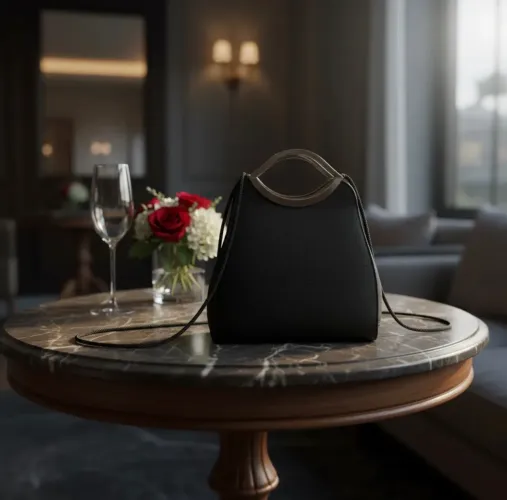 Bolsa Preta e Prata Arezzo