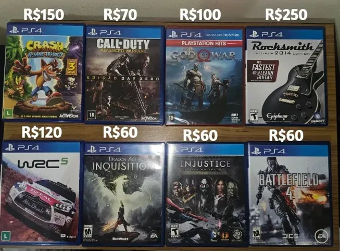 (ATUALIZADO) Jogos PS4 - Monte seu Lote - Faço ENVIO !