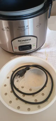 Panela elétrica Arroz e vegetais Mondial Premium 10 Usada Excelente Esado