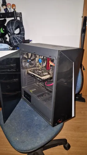 PC GAMER, I5 9°, 24 ram, gtx 1650, 600gb, 500w. [+placa mae nova, HDMI premium, cabo energ