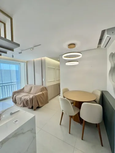 ALUGO APARTAMENTO NA PONTA NEGRA | 2 QUARTOS | 1 SUÍTE | MOBILIADO | 12º ANDAR