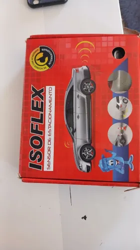 Câmera de ré e sensor 