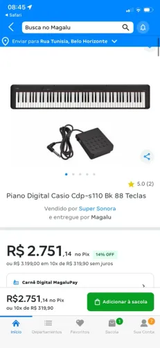 Teclado Cássio