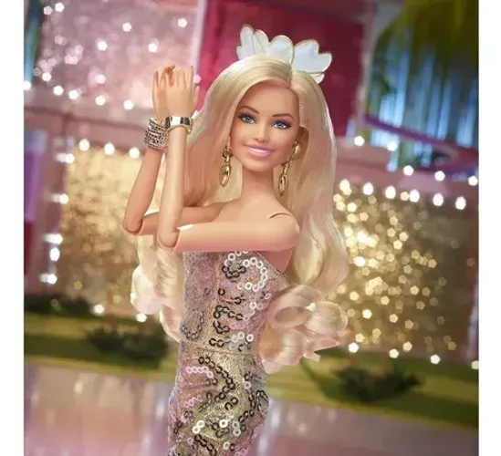 Boneca Barbie The Movie Gold Disco