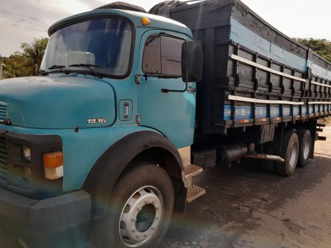 Mbenz 1516 ano 85,diferencial rockwell 240 reduzido,câmbio ZF 6macha embreagem grande a ar