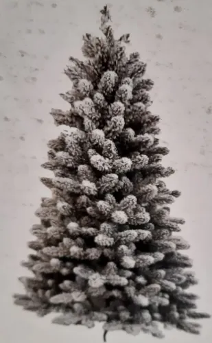 Árvore de Natal nevada luxo