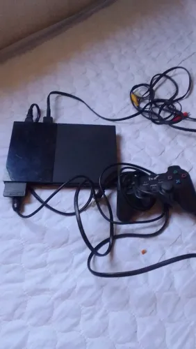 Ps2 original com um controle